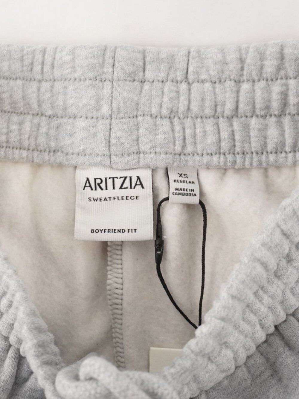 Aritzia Boyfriend Basic Wide Sweatpants In Heather Chrome Women's Size XS - NWT - Picture 7 of 11